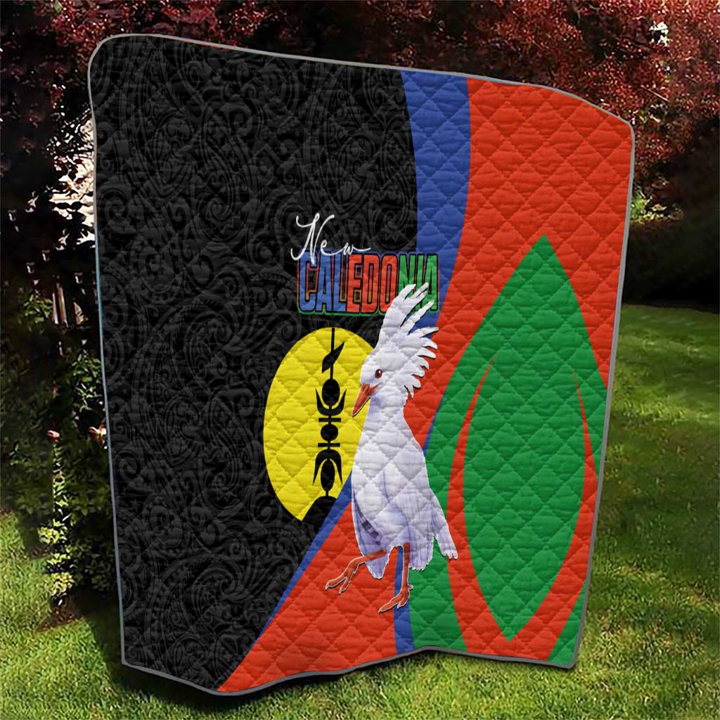 New Caledonia Quilt Kagu Bird and The Seal with Melanesian Culture - Polynesian Pride