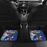 Marshall Islands Manit Day Car Mats Grunge National Flag with Whales and Tribal Tattoos - Polynesian Pride