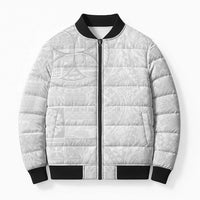 Samoan Culture-Lotu Tamaiti Bomber Puffer Jacket Siapo and Polynesian Art Tattoos - Polynesian Pride