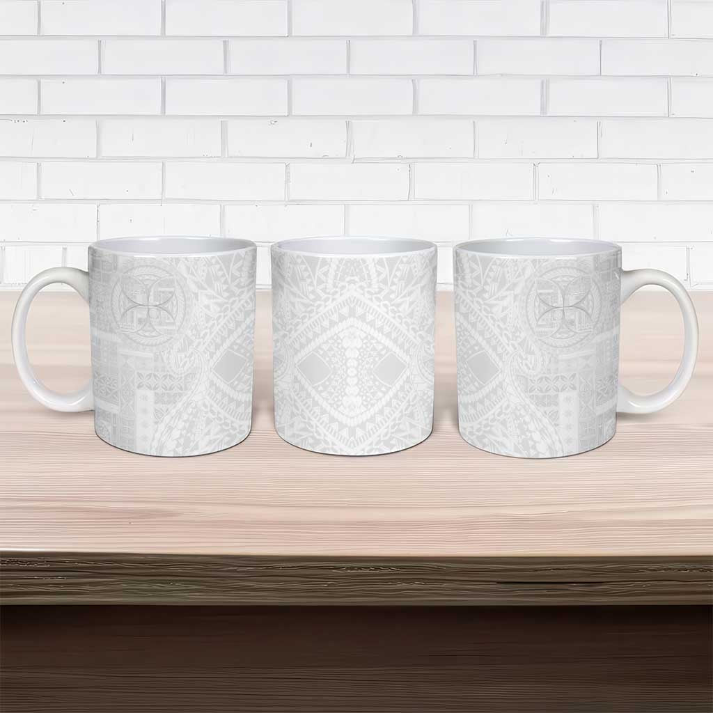 Samoan Culture-Lotu Tamaiti Ceramic Mug Siapo and Polynesian Art Tattoos - Polynesian Pride
