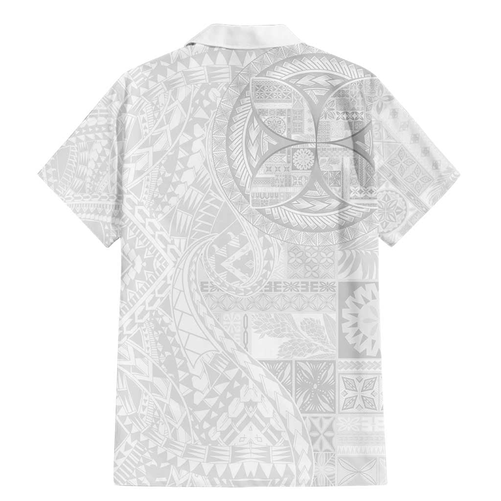 Samoan Culture-Lotu Tamaiti Family Matching Mermaid Dress and Hawaiian Shirt Siapo and Polynesian Art Tattoos - Polynesian Pride