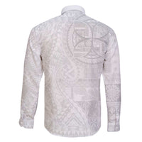 Samoan Culture-Lotu Tamaiti Family Matching Off Shoulder Maxi Dress and Hawaiian Shirt Siapo and Polynesian Art Tattoos - Polynesian Pride