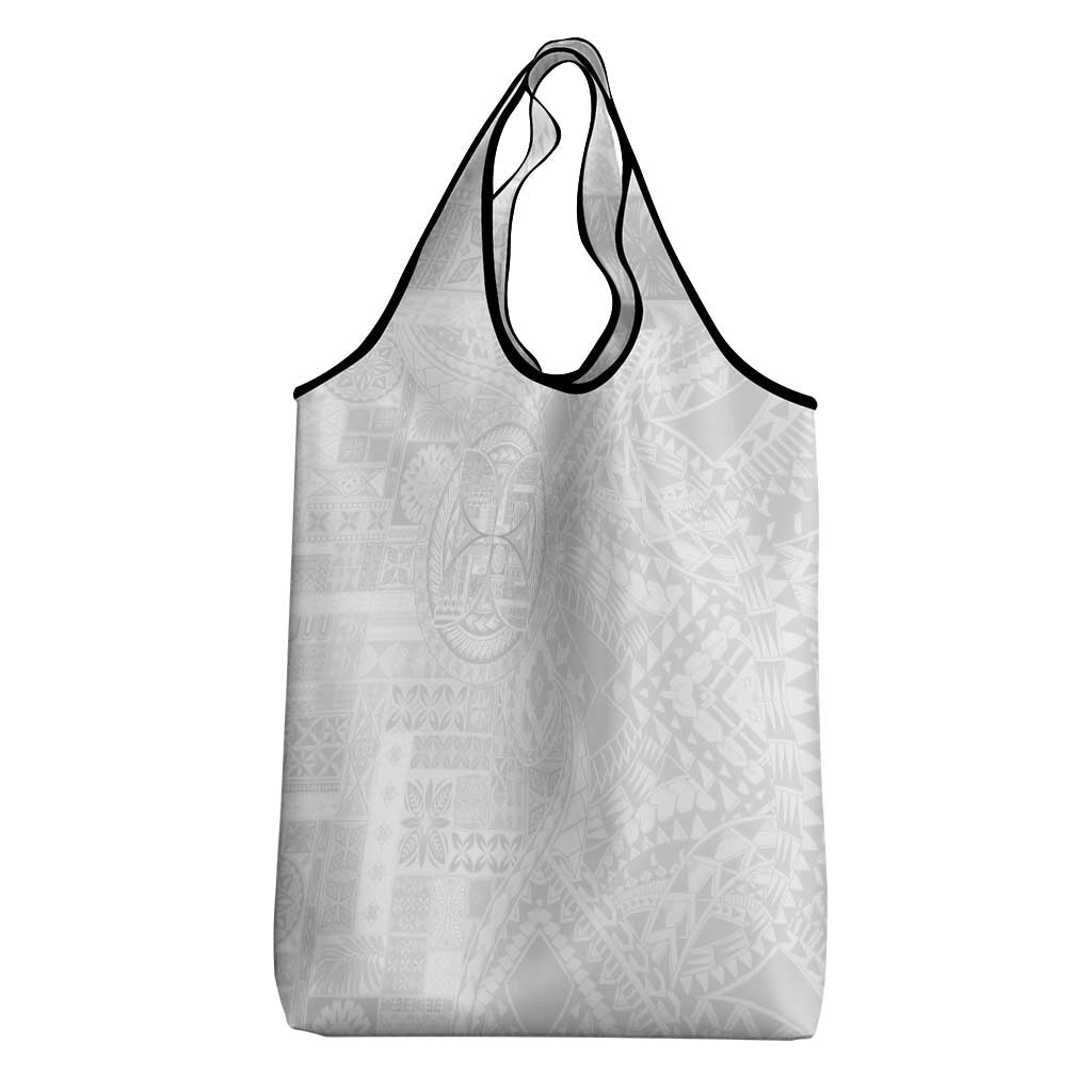 Samoan Culture-Lotu Tamaiti Grocery Bag Siapo and Polynesian Art Tattoos - Polynesian Pride