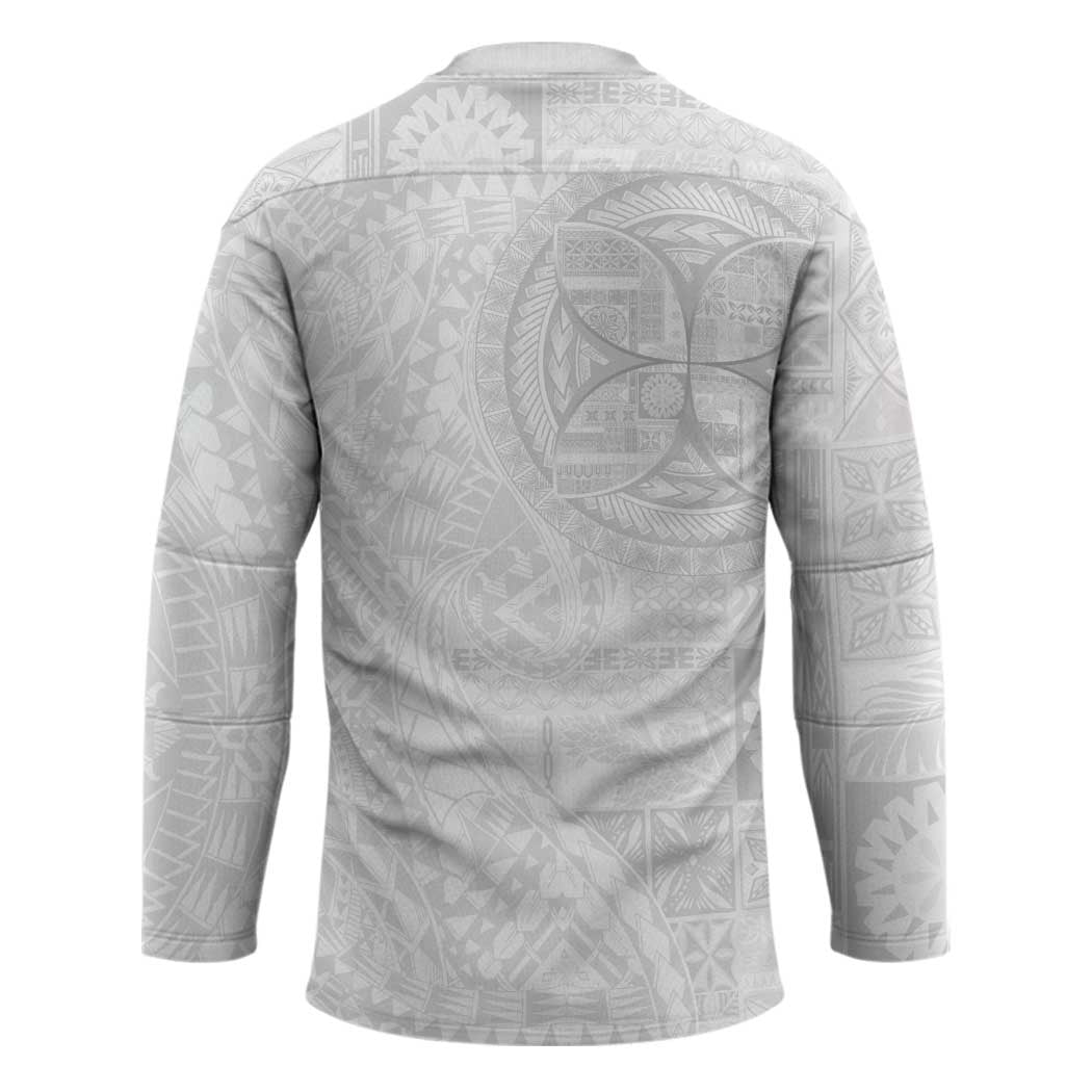 Samoan Culture-Lotu Tamaiti Hockey Jersey Siapo and Polynesian Art Tattoos - Polynesian Pride