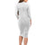 Samoan Culture-Lotu Tamaiti Long Sleeve Bodycon Dress Siapo and Polynesian Art Tattoos - Polynesian Pride