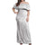 Samoan Culture-Lotu Tamaiti Off Shoulder Maxi Dress Siapo and Polynesian Art Tattoos - Polynesian Pride