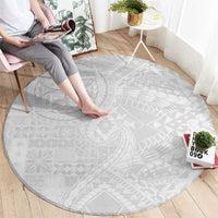 Samoan Culture-Lotu Tamaiti Round Carpet Siapo and Polynesian Art Tattoos - Polynesian Pride