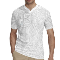Samoan Culture-Lotu Tamaiti Rugby Jersey Siapo and Polynesian Art Tattoos - Polynesian Pride
