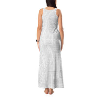 Samoan Culture-Lotu Tamaiti Tank Maxi Dress Siapo and Polynesian Art Tattoos LT03 - Polynesian Pride
