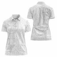 Samoan Culture-Lotu Tamaiti Women Polo Shirt Siapo and Polynesian Art Tattoos LT03 - Polynesian Pride