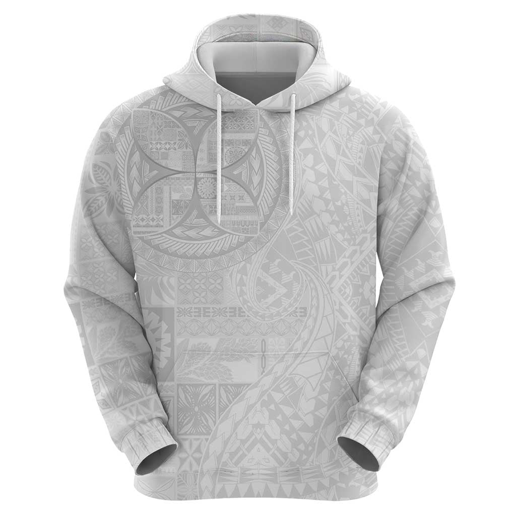 Samoan Culture-Lotu Tamaiti Zip Hoodie Siapo and Polynesian Art Tattoos LT03 - Polynesian Pride