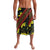 Samoan Culture Lavalava Hibiscus and Ula Fala with Tapa Pattern Black Color