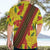 Samoan Culture Hawaiian Shirt Hibiscus and Ula Fala with Tapa Pattern YellowColor