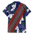 Samoan Culture Hawaiian Shirt Hibiscus and Ula Fala with Tapa Pattern Blue Color