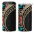 Hawaiian Hibiscus and Tropical Leaves 4 in 1 Can Cooler Tumbler Patchwork Grunge Abstract and Tapa Tribal Pattern Half Style