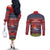kiribati-christmas-couples-matching-off-the-shoulder-long-sleeve-dress-and-long-sleeve-button-shirts-coat-of-arms-and-map-beautiful-merry-xmas-snowflake