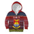 Kiribati Christmas Kid Hoodie Coat of Arms and Map Beautiful Merry Xmas Snowflake LT03 - Polynesian Pride