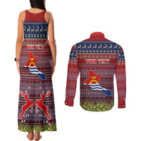personalised-kiribati-christmas-couples-matching-tank-maxi-dress-and-long-sleeve-button-shirts-coat-of-arms-and-map-beautiful-merry-xmas-snowflake