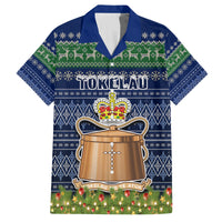 tokelau-christmas-family-matching-summer-maxi-dress-and-hawaiian-shirt-coat-of-arms-and-map-beautiful-merry-xmas-snowflake