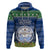 Marshall Islands Christmas Hoodie Coat of Arms and Map Beautiful Merry Xmas Snowflake LT03 Blue - Polynesian Pride