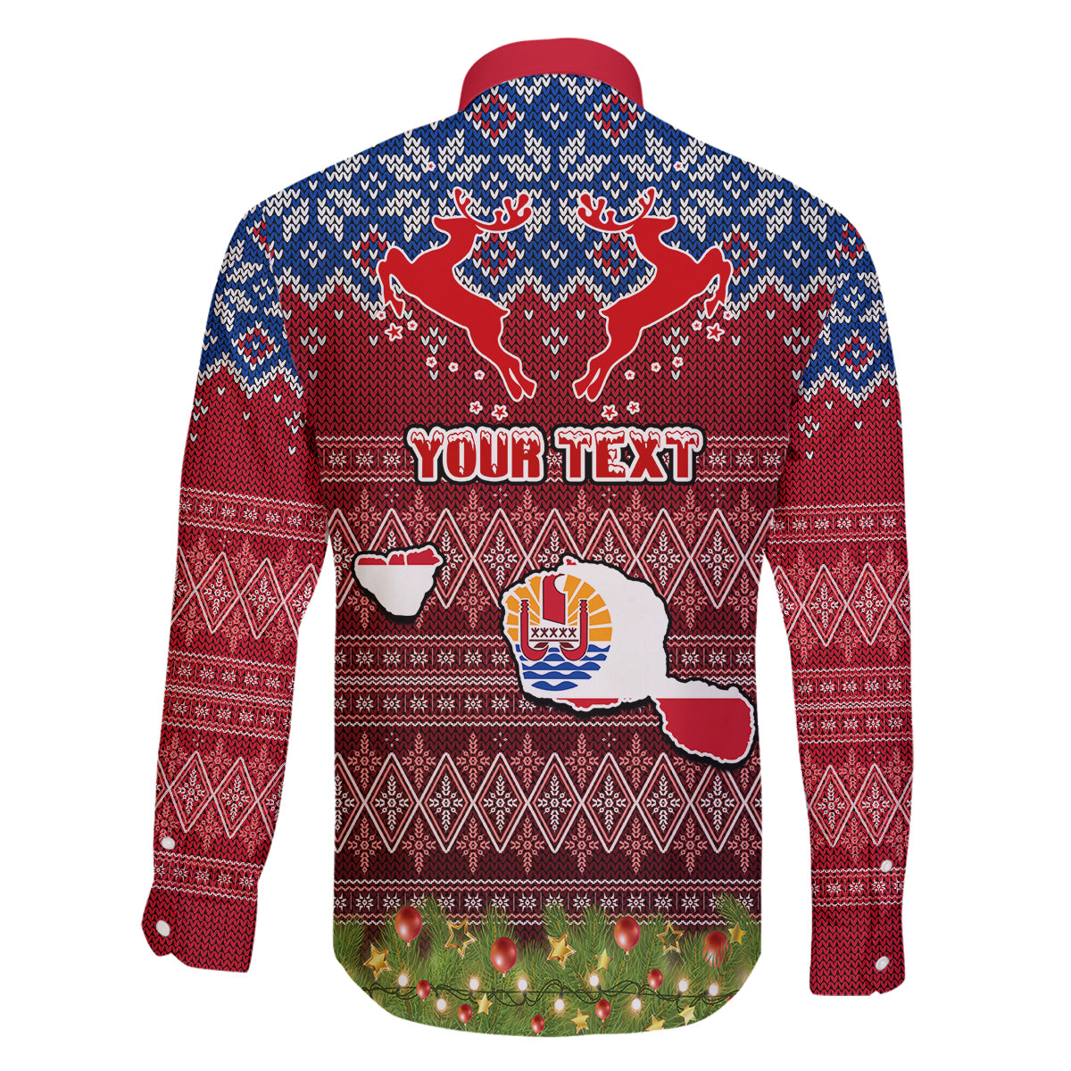 Personalised French Polynesia Christmas Family Matching Puletasi Dress and Hawaiian Shirt Coat of Arms and Map Beautiful Merry Xmas Snowflake LT03 - Polynesian Pride