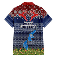 northern-mariana-islands-christmas-family-matching-tank-maxi-dress-and-hawaiian-shirt-coat-of-arms-and-map-beautiful-merry-xmas-snowflake