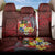 Tonga Humpback Whale Back Car Seat Cover National Seal with Hibiscus and Polynesian Tattoo