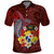 Tonga Humpback Whale Polo Shirt National Seal with Hibiscus and Polynesian Tattoo