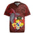 Tonga Humpback Whale Rugby Jersey National Seal with Hibiscus and Polynesian Tattoo