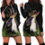 New Zealand Hoiho Hoodie Dress Maori Art Tattoo and Silver Fern