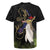 New Zealand Hoiho Rugby Jersey Maori Art Tattoo and Silver Fern