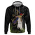 New Zealand Hoiho Zip Hoodie Maori Art Tattoo and Silver Fern