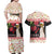 New Zealand Merry Christmas Couples Matching Off Shoulder Maxi Dress and Hawaiian Shirt Hoiho Xmas - Haka Dance and Pohutukawa