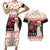 New Zealand Merry Christmas Couples Matching Short Sleeve Bodycon Dress and Hawaiian Shirt Hoiho Xmas - Haka Dance and Pohutukawa