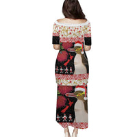 New Zealand Merry Christmas Puletasi Hoiho Xmas - Haka Dance and Pohutukawa