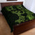 New Zealand Gecko Maori Art Tattoo Quilt Bed Set