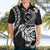 New Zealand Hawaiian Shirt Stylized Kiwi Bird Tattoo Mix Koru Circle and Maori Ethnic Vibe LT03 - Polynesian Pride