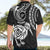 New Zealand Hawaiian Shirt Stylized Kiwi Bird Tattoo Mix Koru Circle and Maori Ethnic Vibe LT03 - Polynesian Pride