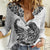 Custom New Zealand Women Casual Shirt Tui Bird and Koru Circle Mix Silver Fern Pattern LT03 Female White - Polynesian Pride