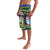 Funny Crocodile and Shark Solomon Islands Christmas Lavalava with National Seal Melanesian Pattern