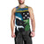 Custom Solomon Islands Rugby Men Tank Top Arty Shark and Crocodile Solomon Islands National Emblems