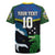 Custom Solomon Islands Rugby Rugby Jersey Arty Shark and Crocodile Solomon Islands National Emblems