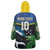 Custom Solomon Islands Rugby Wearable Blanket Hoodie Arty Shark and Crocodile Solomon Islands National Emblems