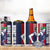 Honolulu Running 2024 4 in 1 Can Cooler Tumbler Marathon Competition Hula Runner and Kakau Art Tattoo