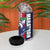 Honolulu Running 2024 4 in 1 Can Cooler Tumbler Marathon Competition Hula Runner and Kakau Art Tattoo