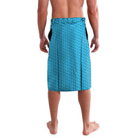 Honolulu Anniversary 52nd Running Lavalava Marathon Competition Kakau Pattern Blue Color
