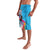 Honolulu Anniversary 52nd Running Lavalava Marathon Competition Kakau Pattern Blue Color