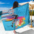 Honolulu Anniversary 52nd Running Sarong Marathon Competition Kakau Pattern Blue Color