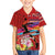 Honolulu Anniversary 52nd Running Hawaiian Shirt Marathon Competition Kakau Pattern Red Color