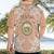 Hawaii Tropical Flowers with Kakau Tribal Hawaiian Shirt Peach Fuzz Color LT03 - Polynesian Pride